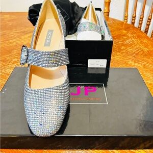 SJP by Sarah Jessica Parker Silver Glitter Heels